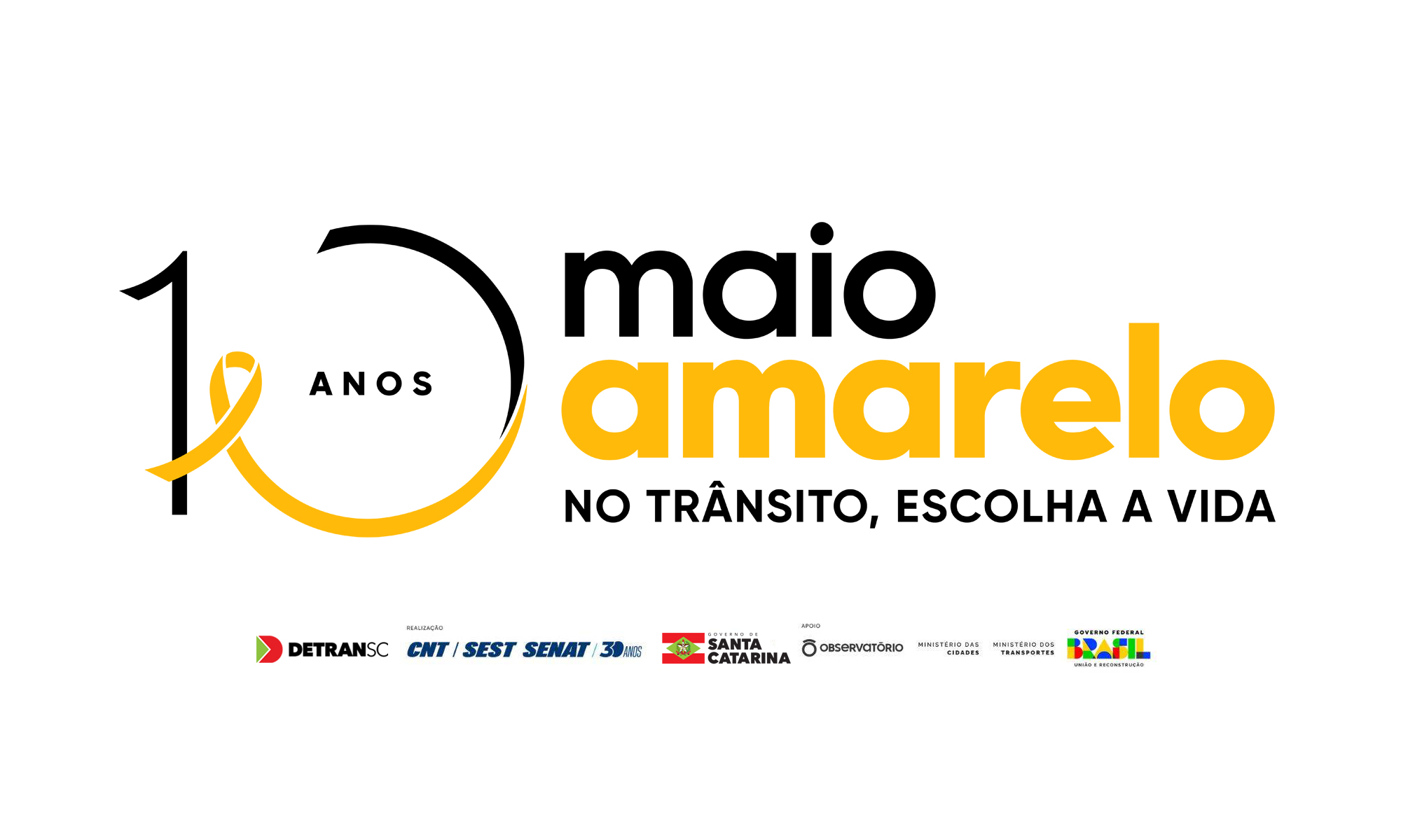 Campanha Maio Amarelo é lançada nacionalmente e iniciam ações em Santa Catarina